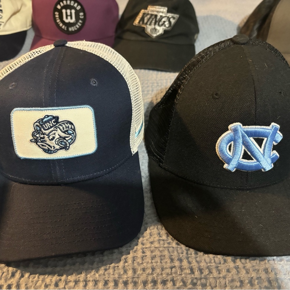 UNC Baseball Caps Set
